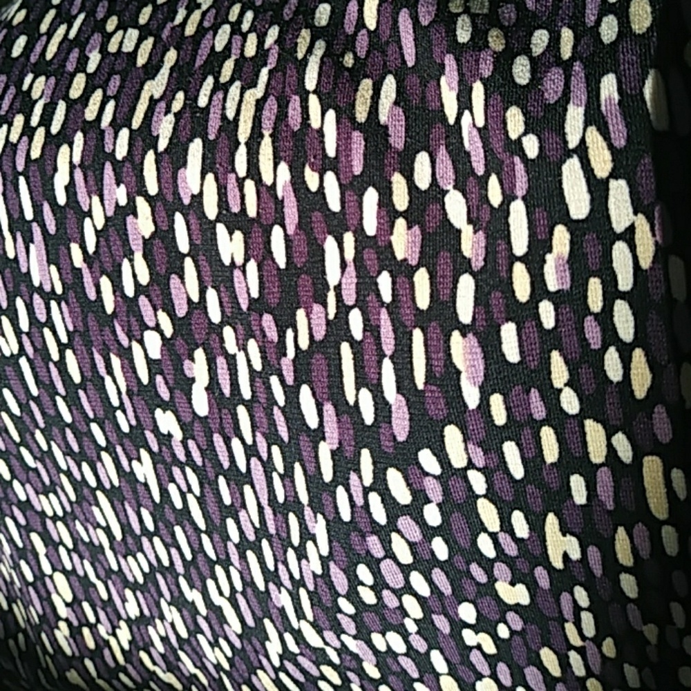 SOLD Sleek Purple Multi-Color Dress